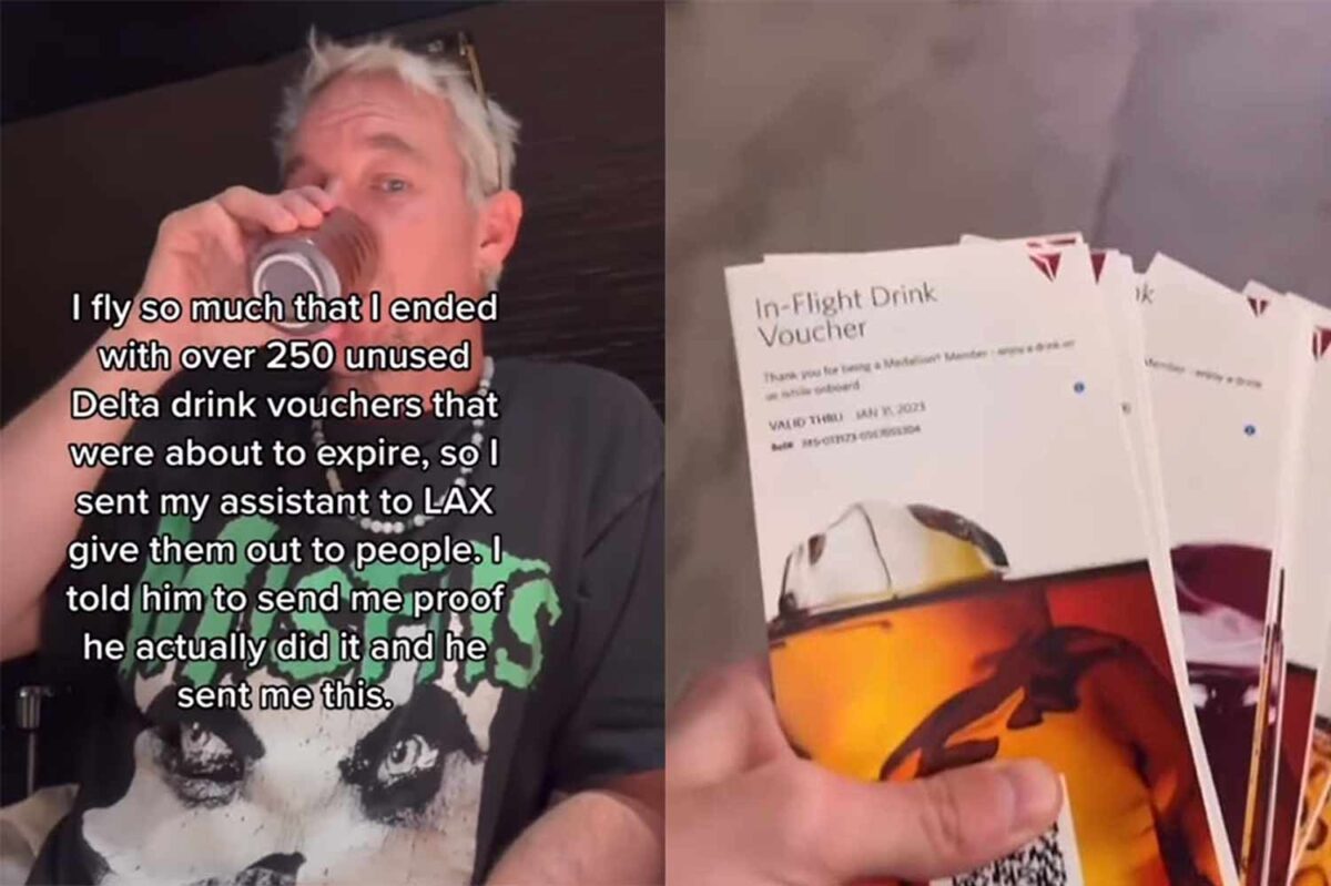 Diplo Gives 250 Delta Passengers Free Drinks Vouchers