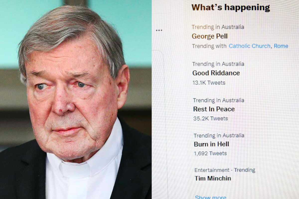 Cardinal George Pell’s Death Sends Twitter Into Meltdown