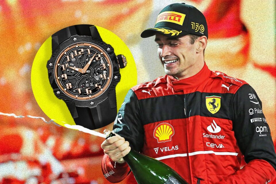 Charles Leclerc Spotted Wearing The Most Unusual Richard Mille You've