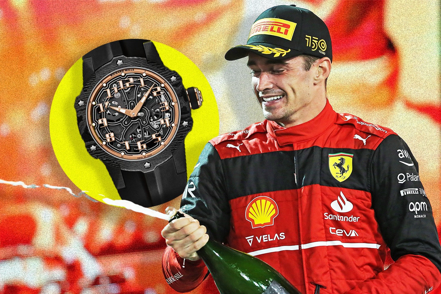 Charles Leclerc Spotted Wearing The Most Unusual Richard Mille You’ve Ever Seen