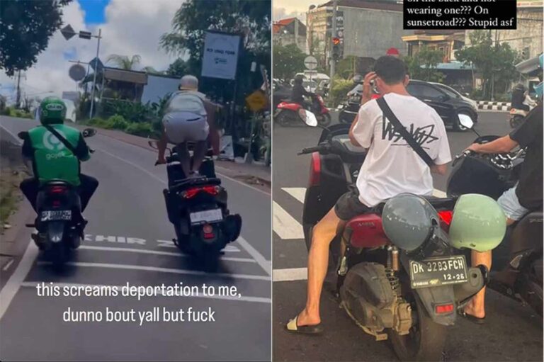 Fresh Calls For Bali Tourists To Wear Helmets On Motorbikes After Yet