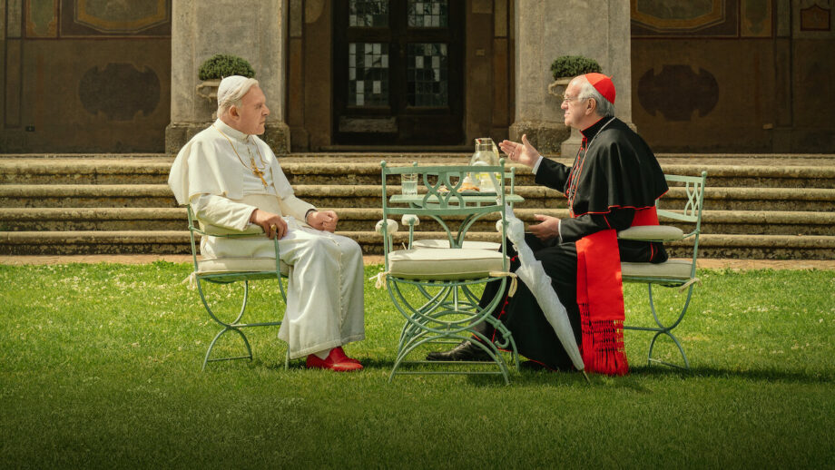 Anthony Hopkins starring in The Two popes