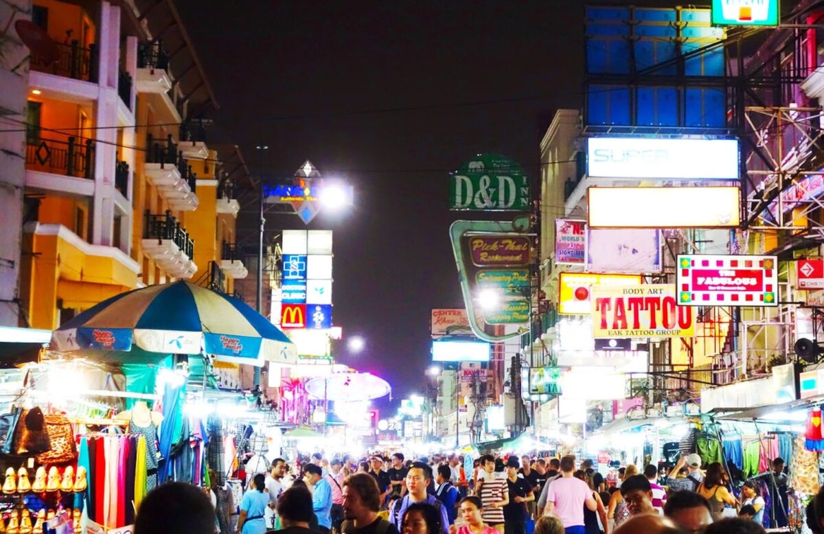 Night markets in Thailand.