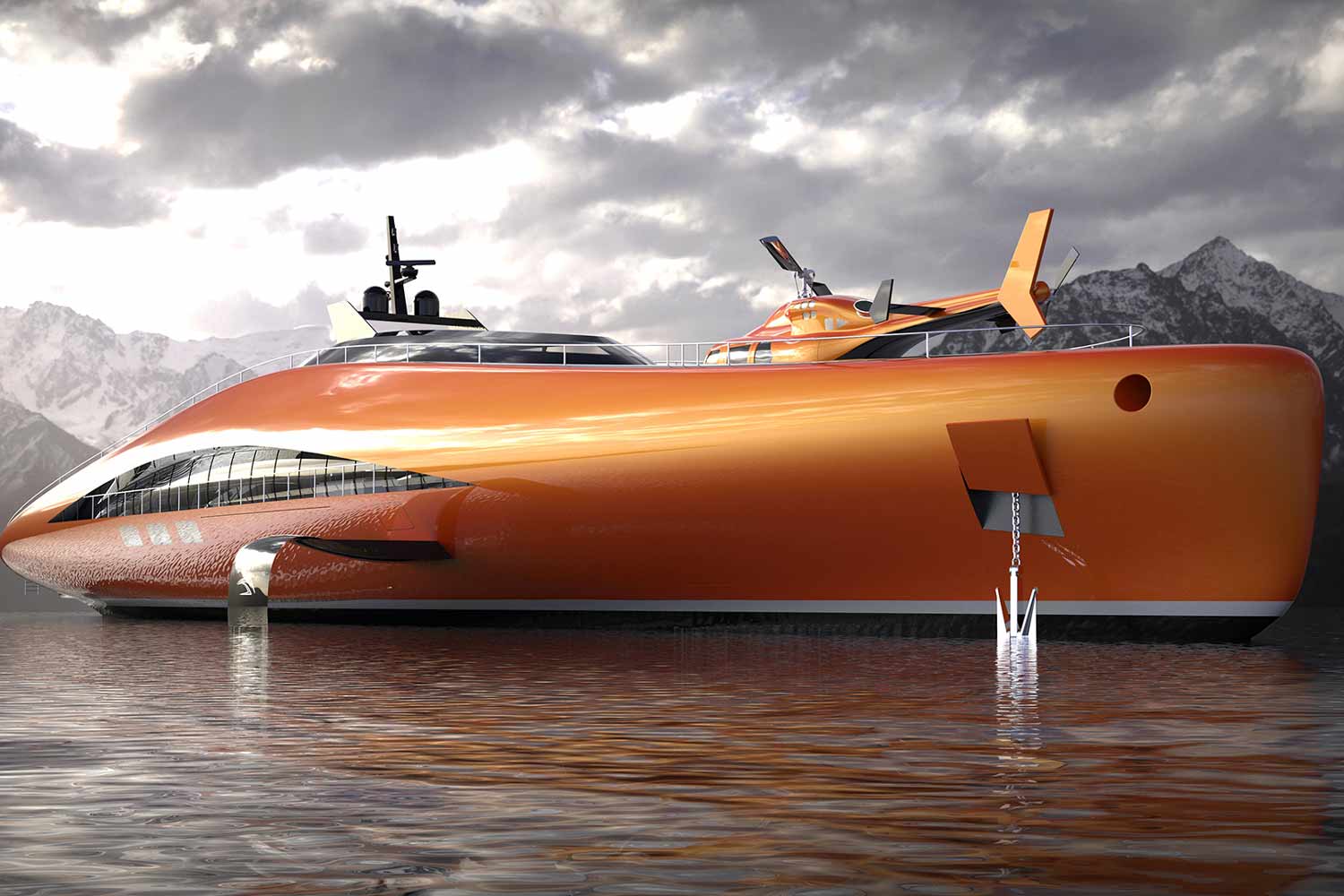Italian Design Company Dreams Up ‘Flying Superyacht’