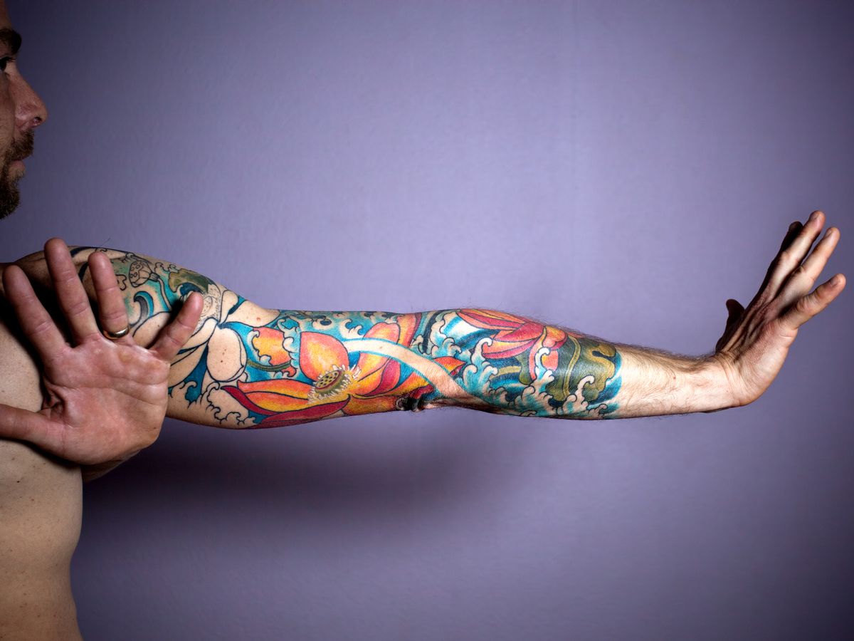 Man spends 800 on huge Samurai tattoo before spotting devastating mistake   Mirror Online