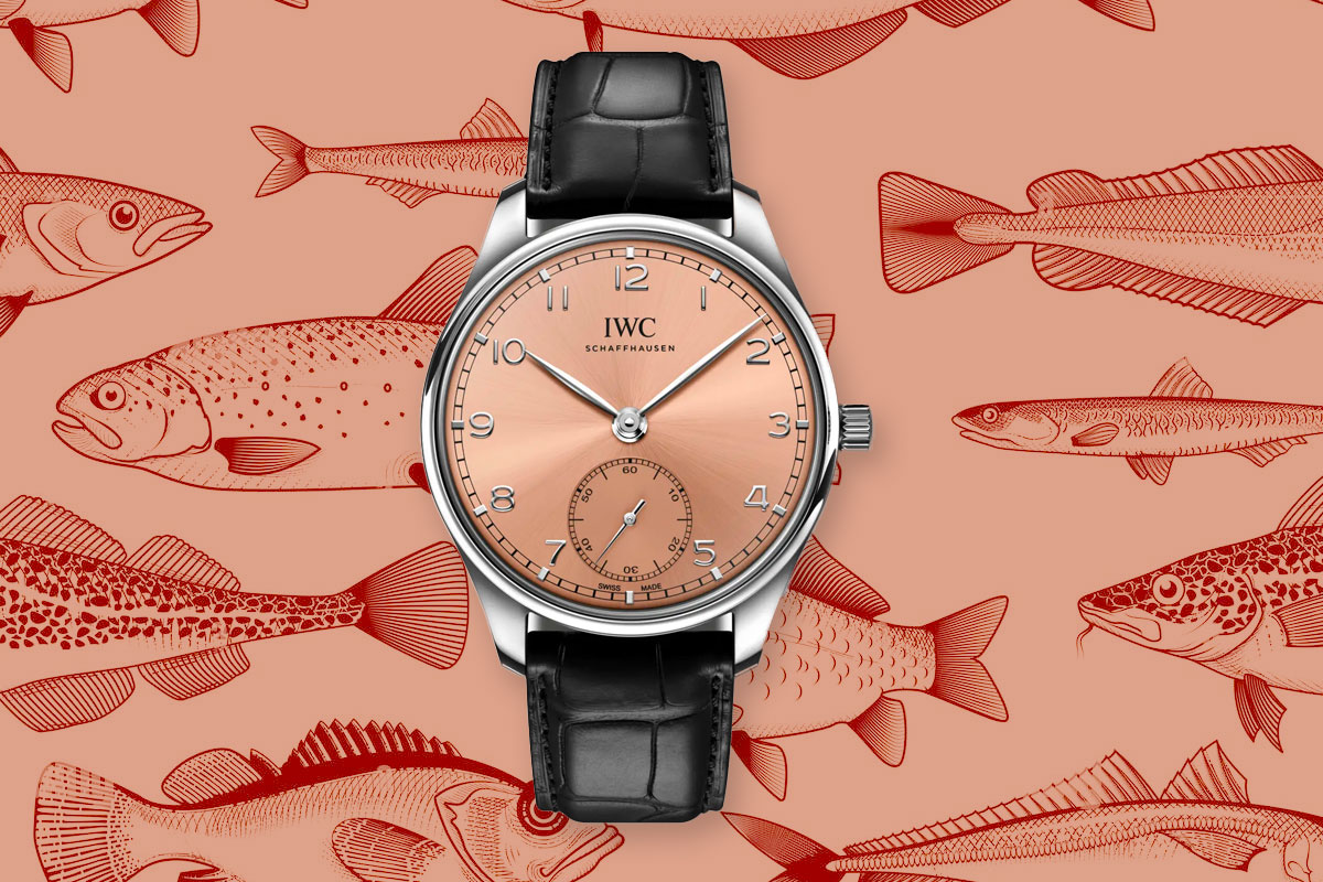 IWC’s New Salmon Dial Portugieser Is A Full Course Meal Of A Watch