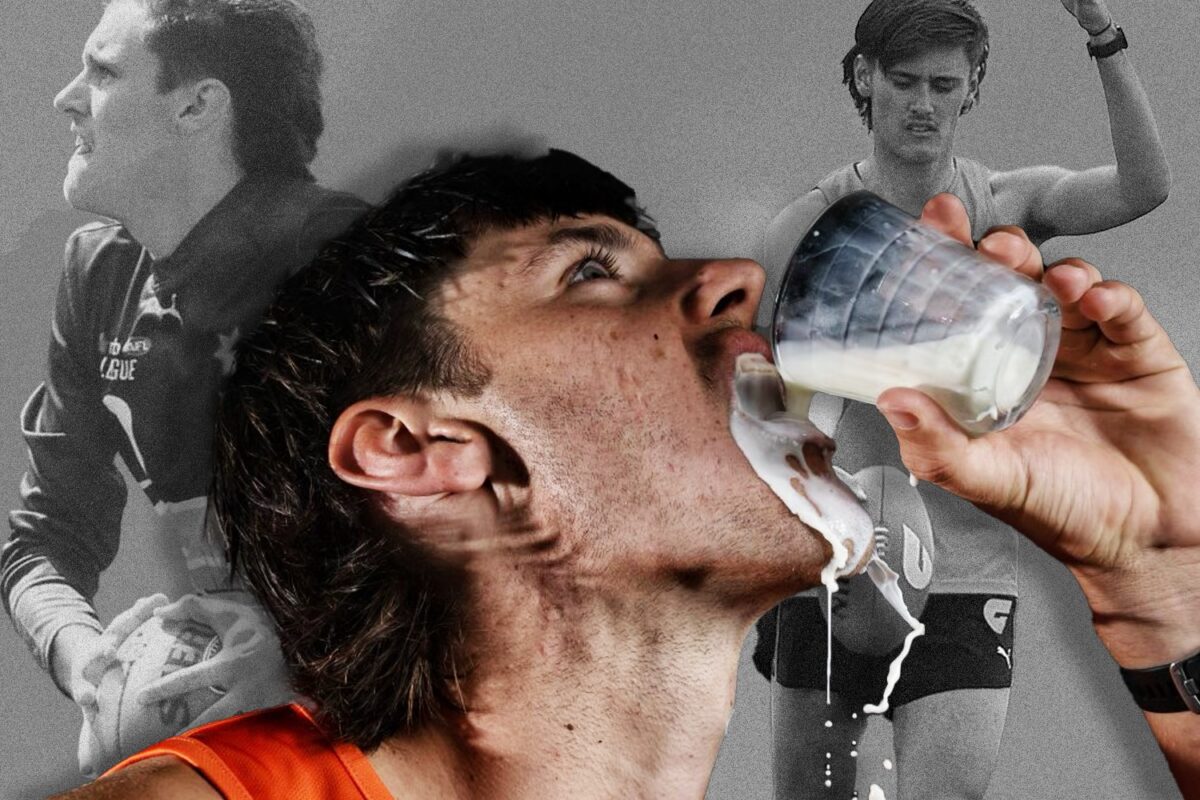 Got Milk? AFL Rookie Admits He Doesn’t Drink Water, Only Cow Juice
