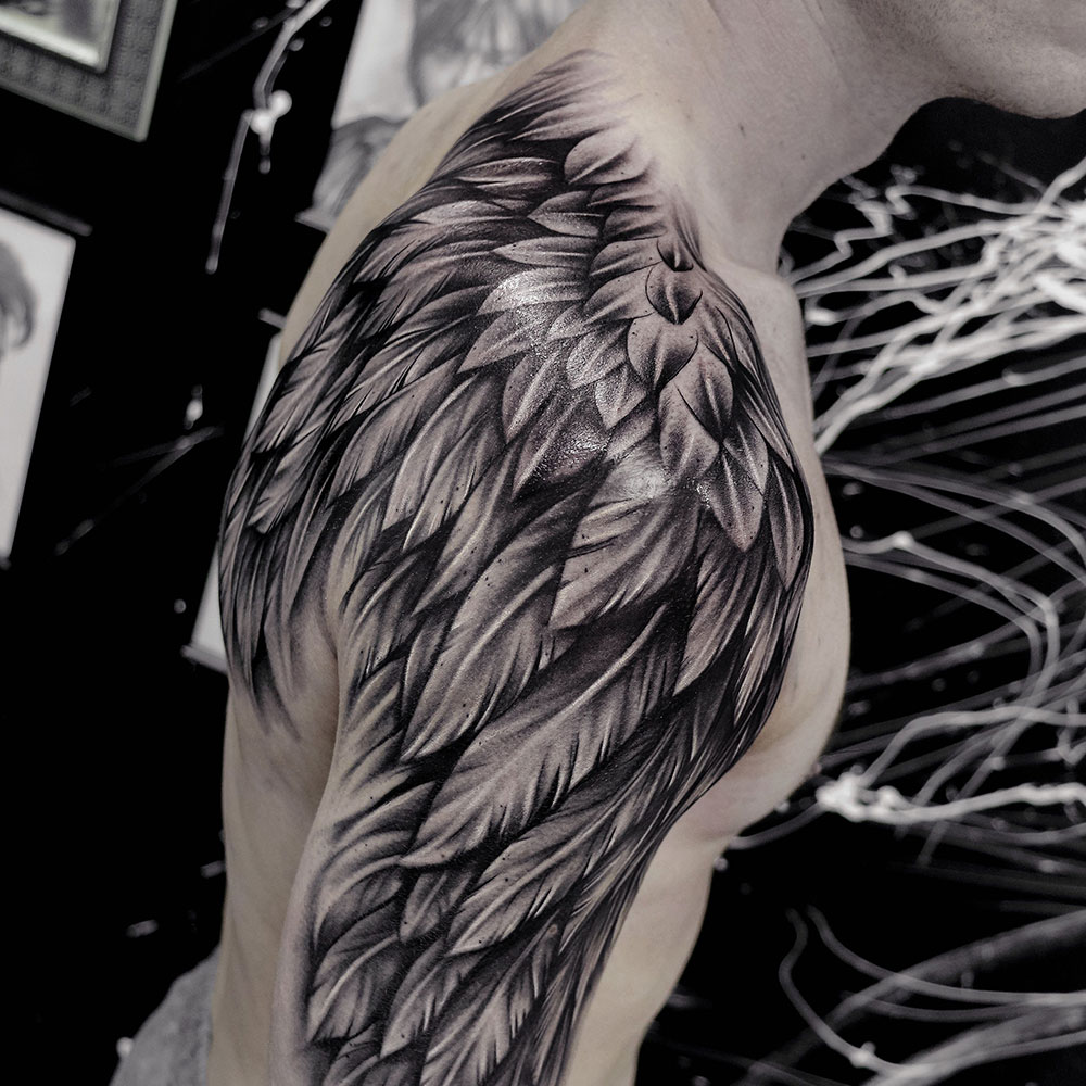 26 Fascinating Bird Tattoos on Shoulder for Women  EntertainmentMesh
