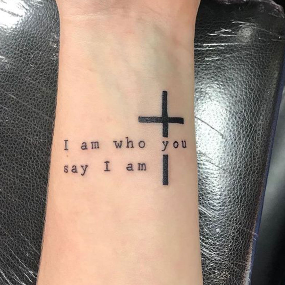 Bible Verse Wrist Tattoo