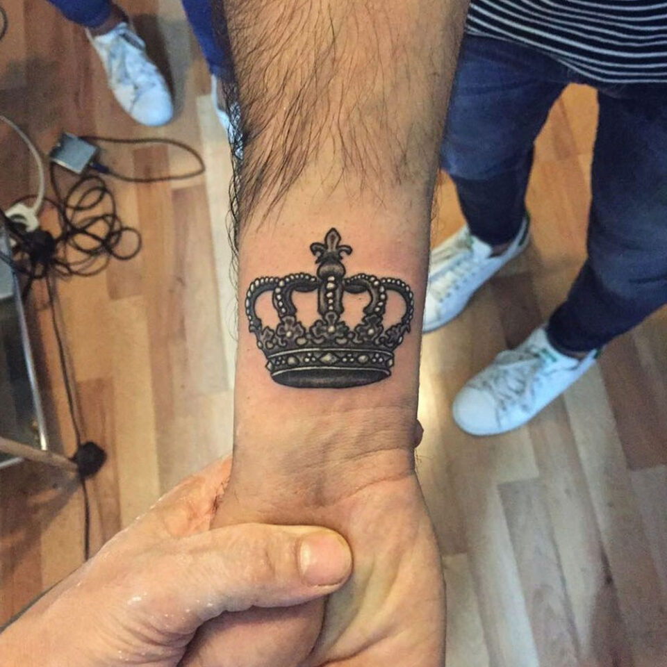 Crown Wrist Tattoo
