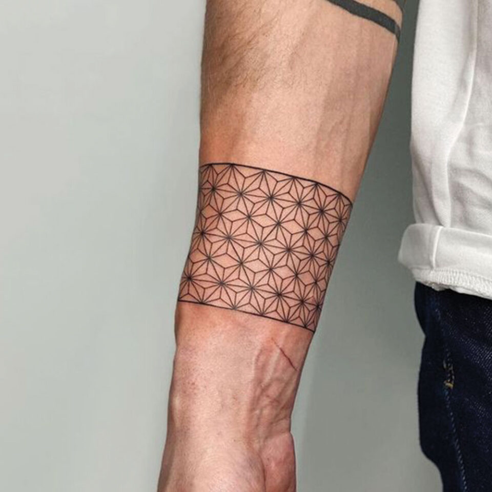 Geometric Wrist Tattoo