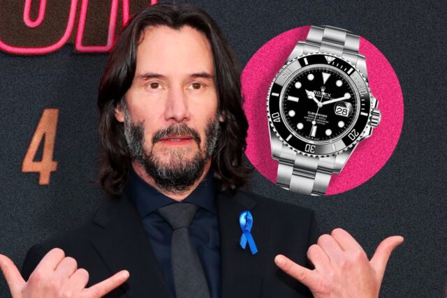 Keanu Reeves Rocks A Rolex For The ‘John Wick 4’ Red Carpet