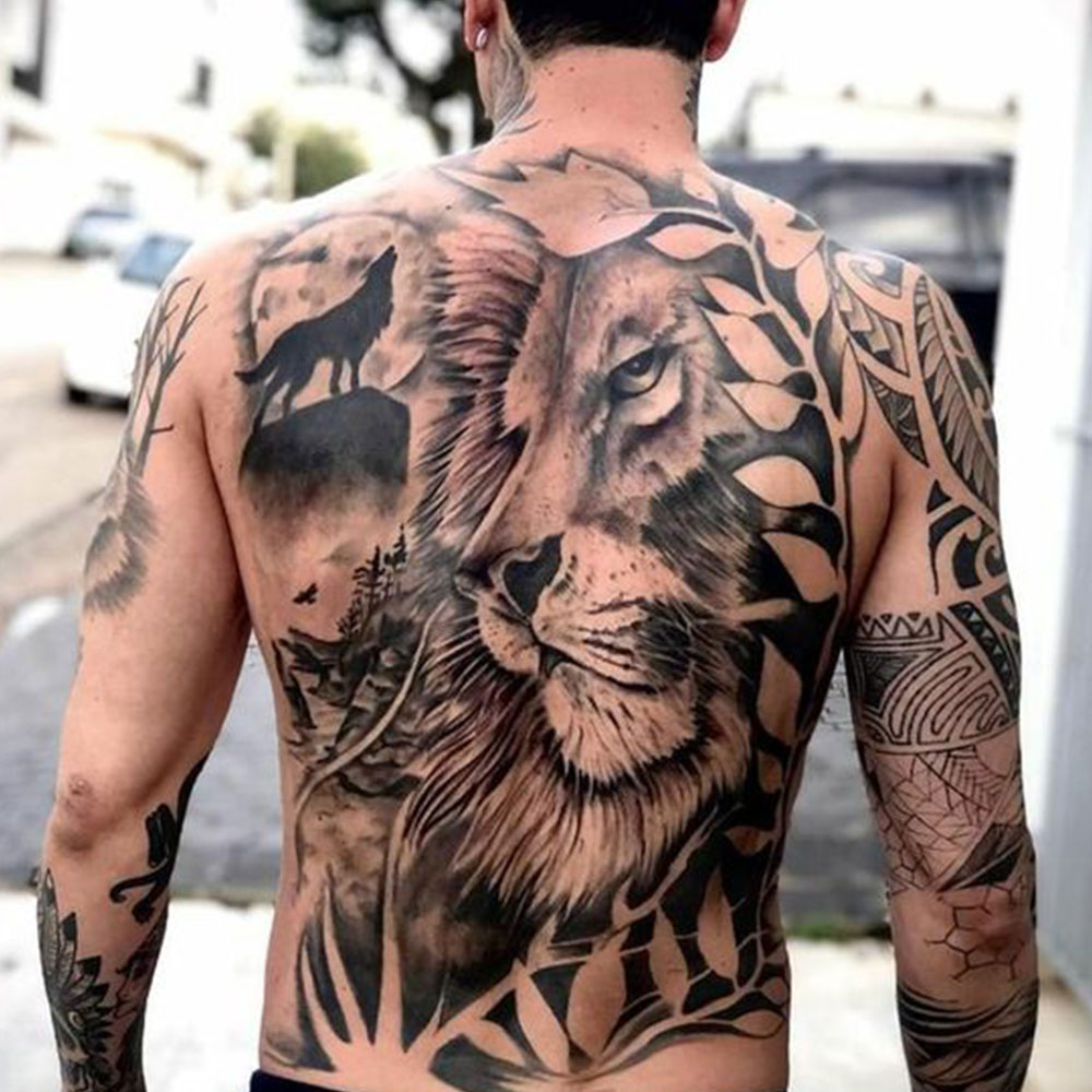 100 Trendy Full Back Tattoos Designs and Ideas for Men  Tattoo Me Now   Full back tattoos Back tattoos for guys Back piece tattoo men