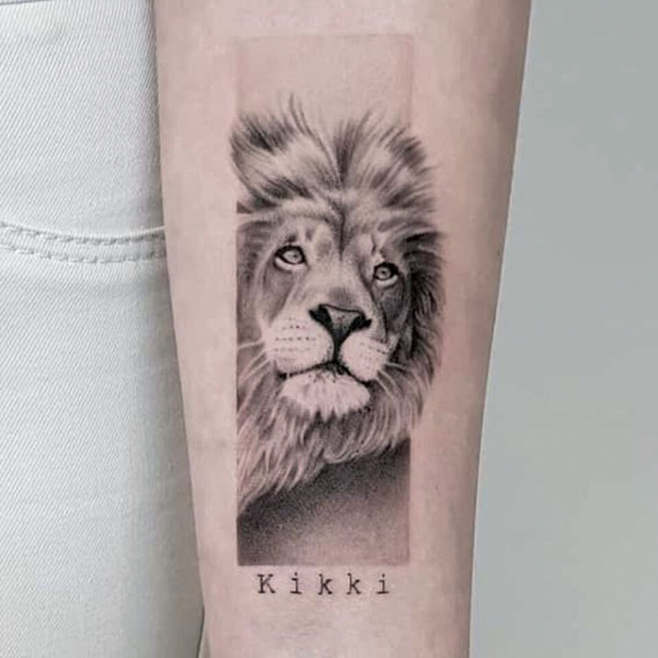 Lion Wrist Tattoo