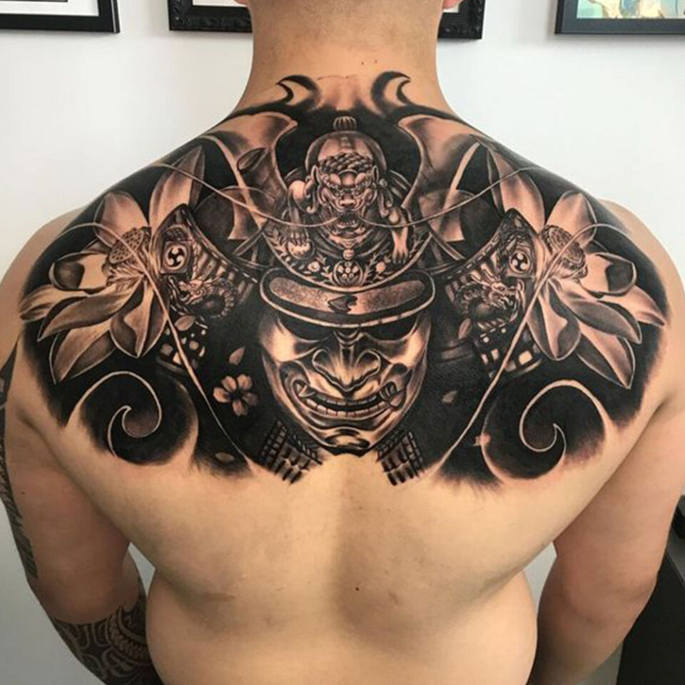 Upper Back Shoulder Tattoo