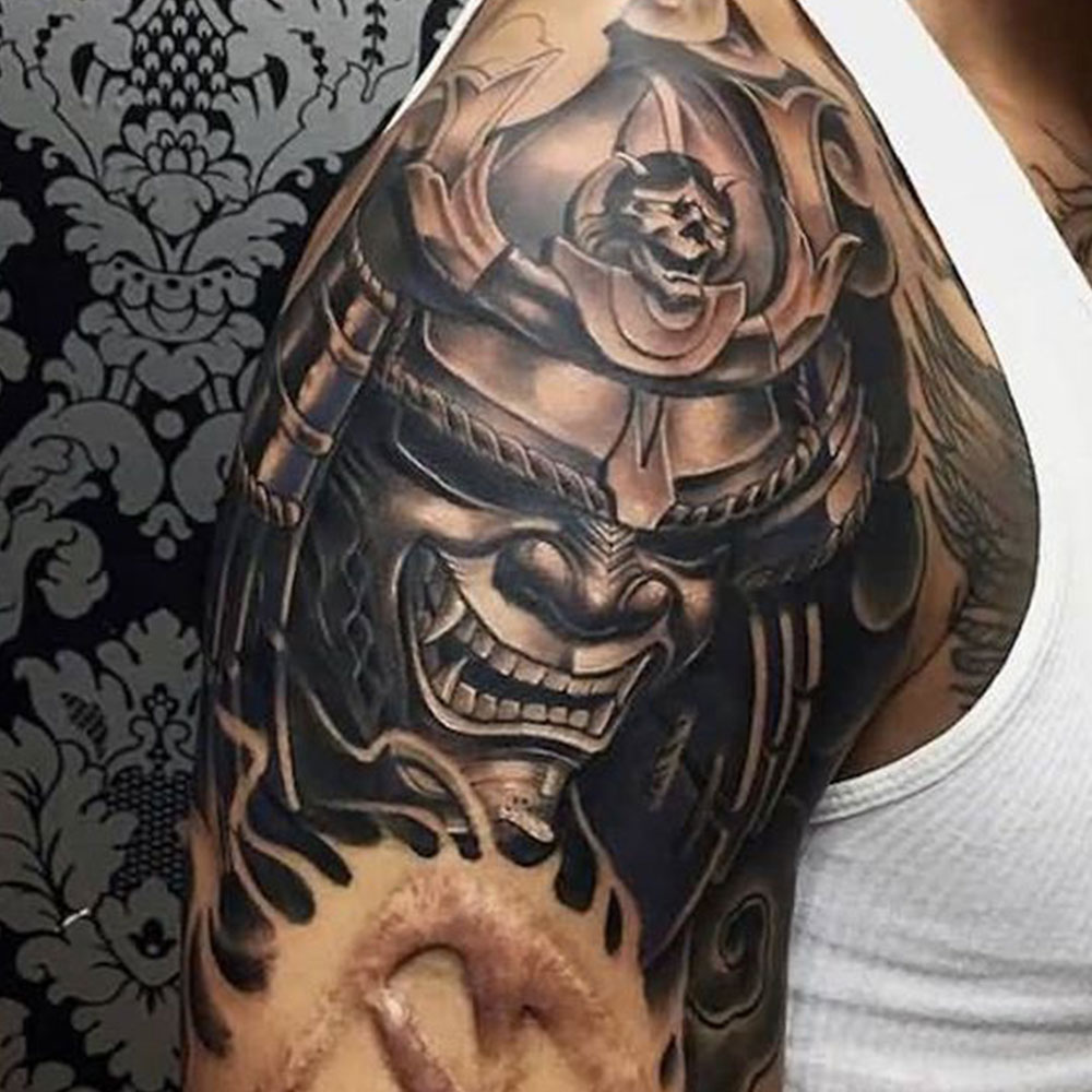Warrior Shoulder Tattoo