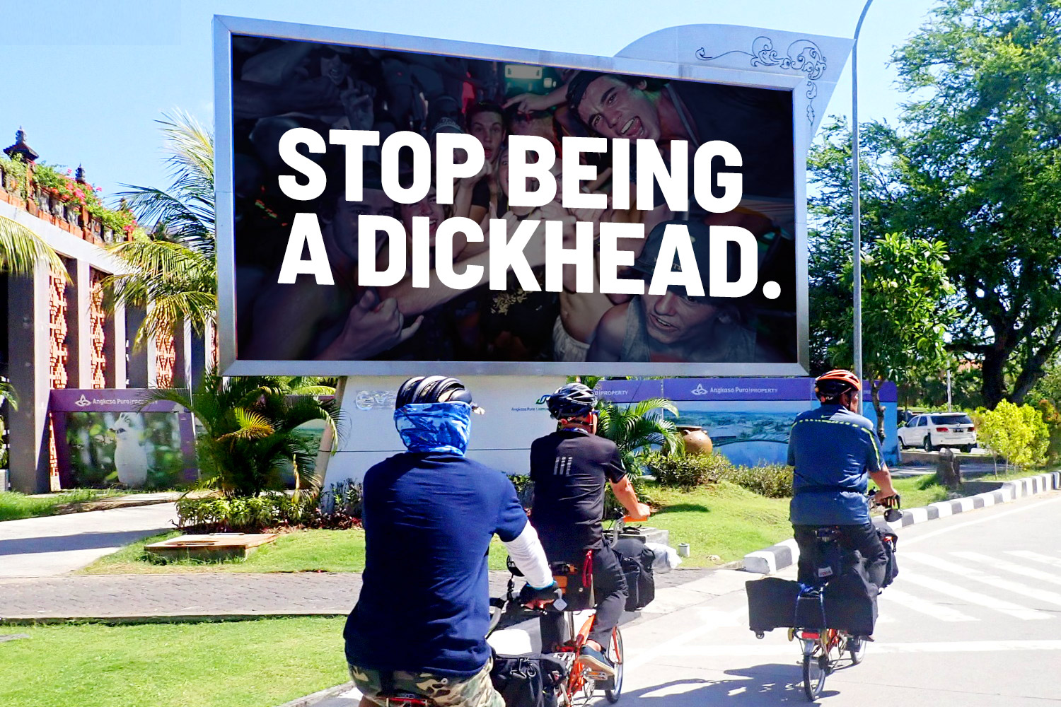 Bali Government Wants Billboards To Tame Australian D*ckheads