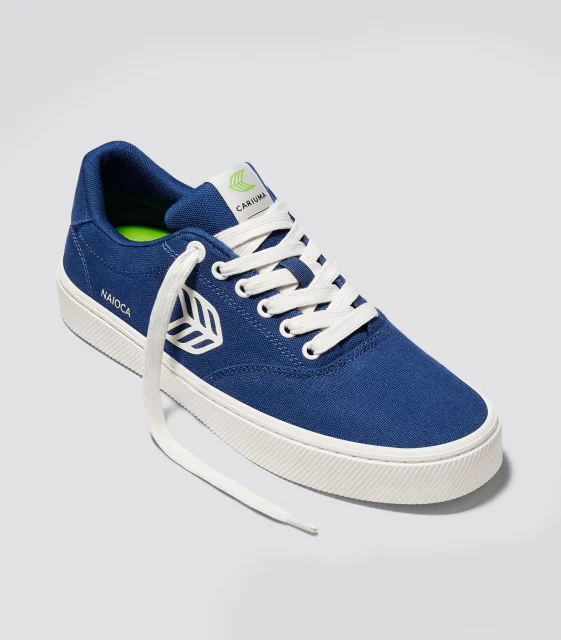 Blue Canvas Naioca Sneakers