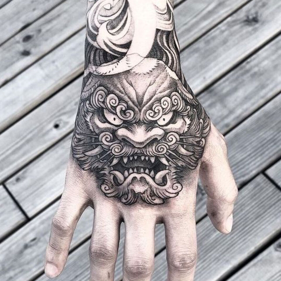 japanese hand tattoo