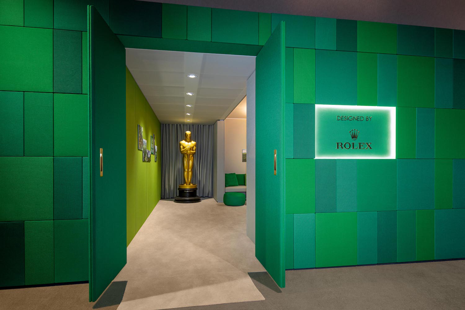 The 2023 Oscars Greenroom, hosted and designed by Rolex.