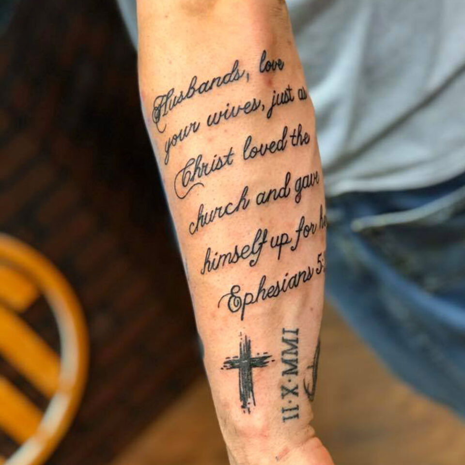 Bible Verse Meaningful Tattoo