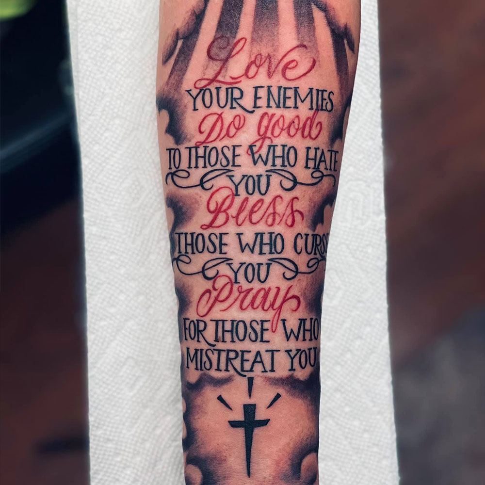 Bible Verse Meaningful Tattoo