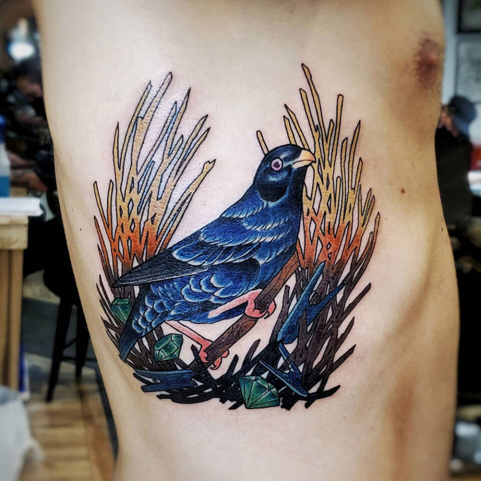 Bird Tattoo Source @mtltattoo via Instagram