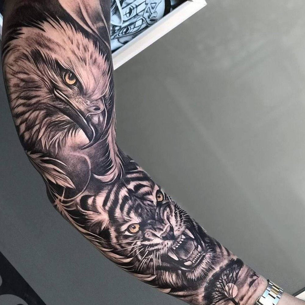 220 Stunning Sleeve Tattoos: Half & Full Sleeve Ideas For Men - DMARGE