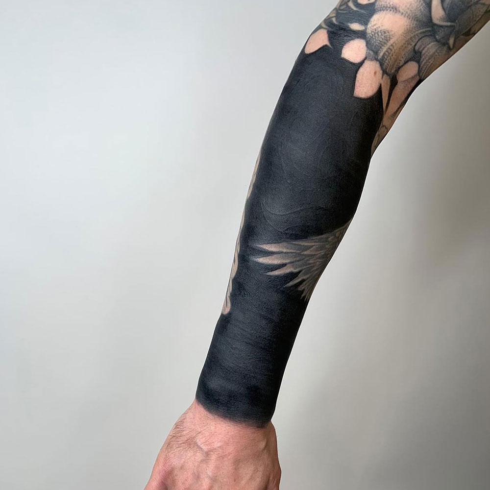 Blackout Sleeve Tattoo