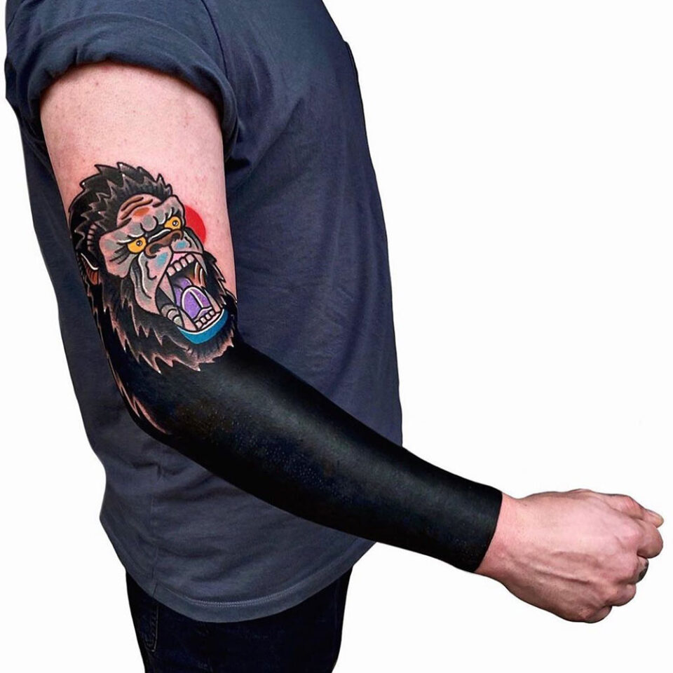 Blackout Sleeve Tattoo