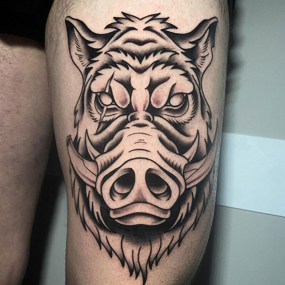 Boar Meaningful Tattoo