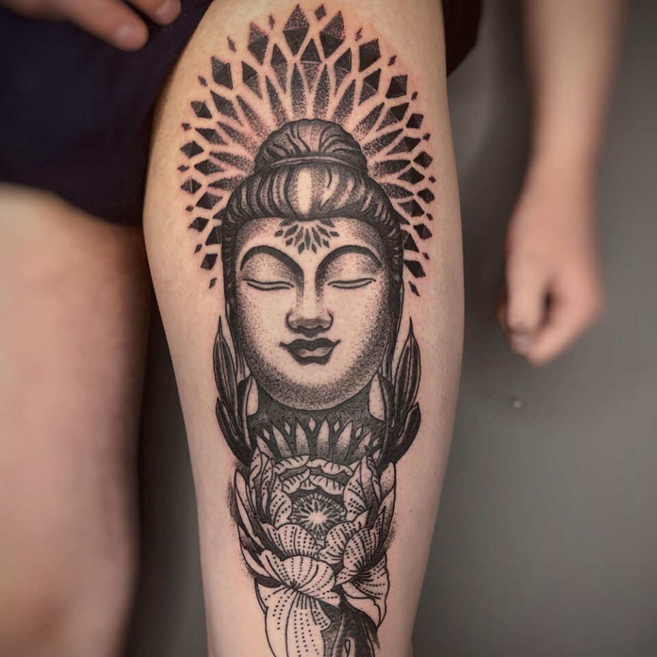 Buddha Tattoo Source @demon_inkorporation_studio via Instagram