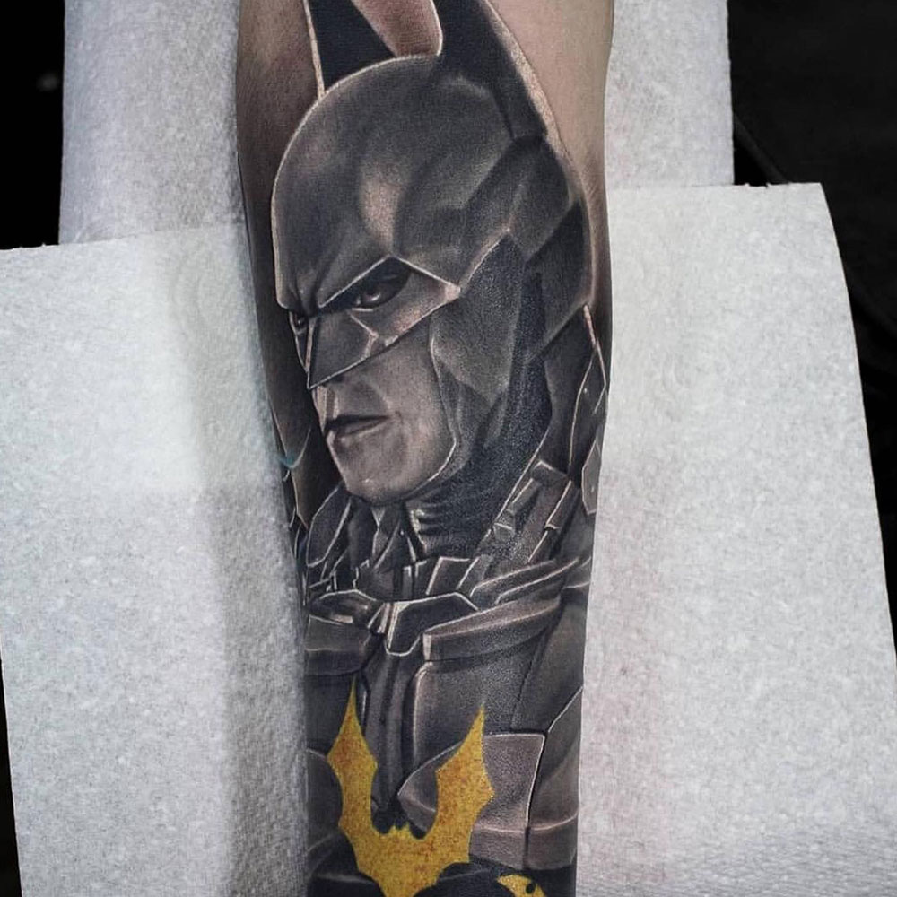 DC Arm Tattoo