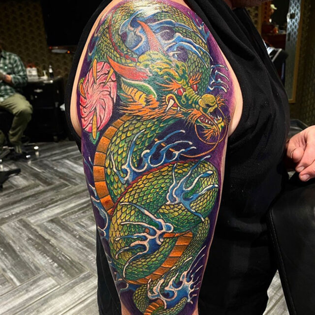 Dragon Upper Arm Tattoo
