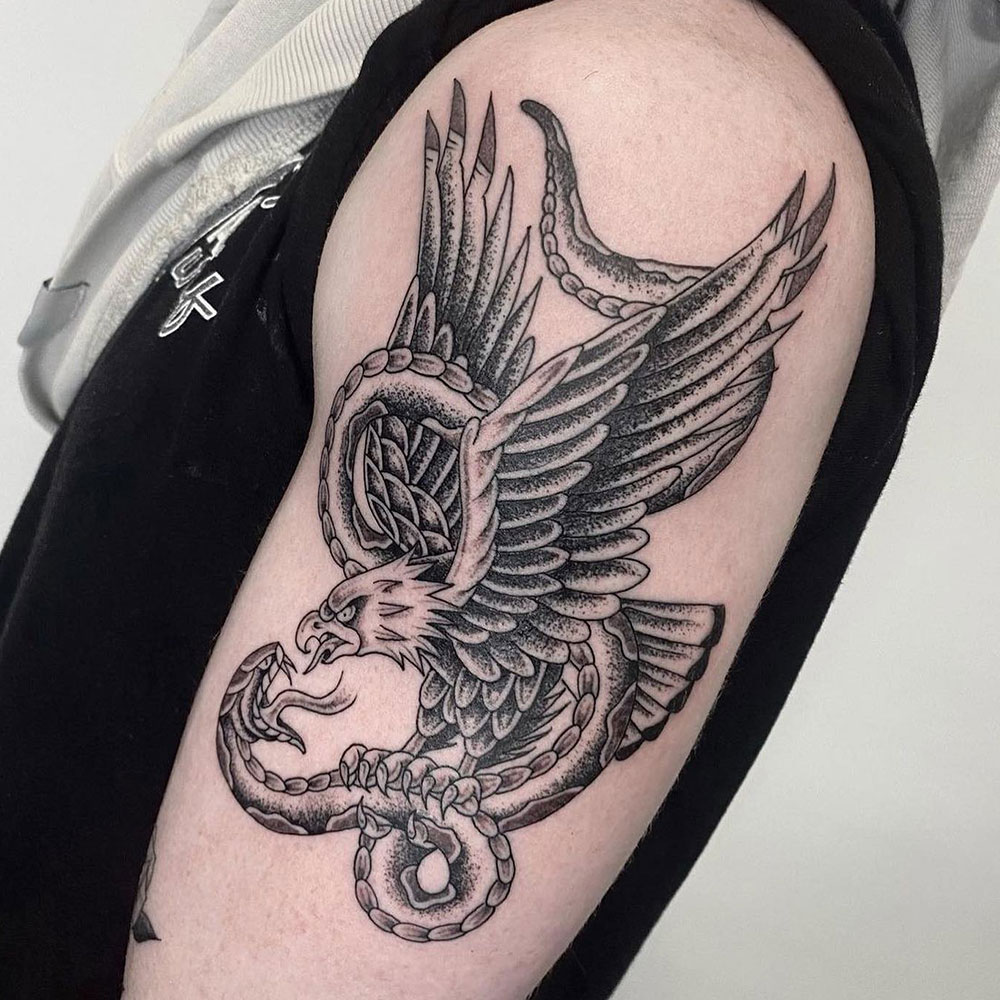 Eagle Arm Tattoo