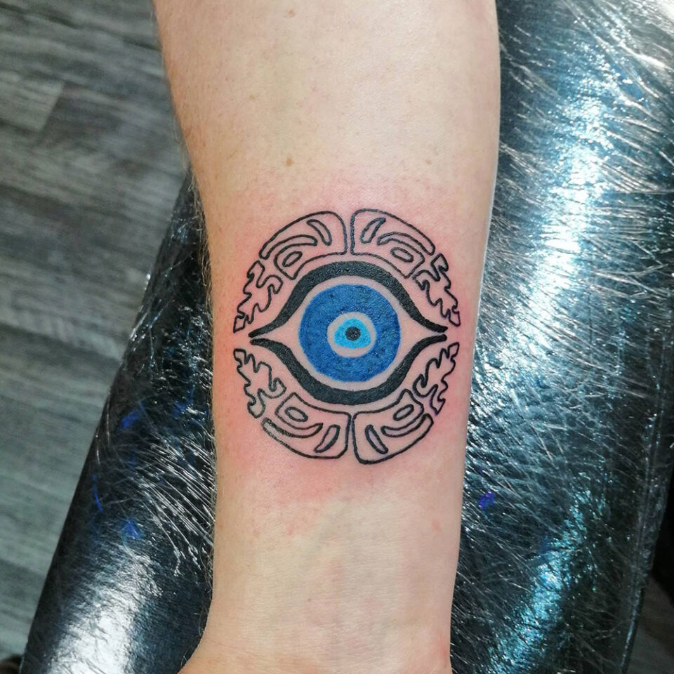 Evil Eye Tattoo Source @inky_g via Instagram