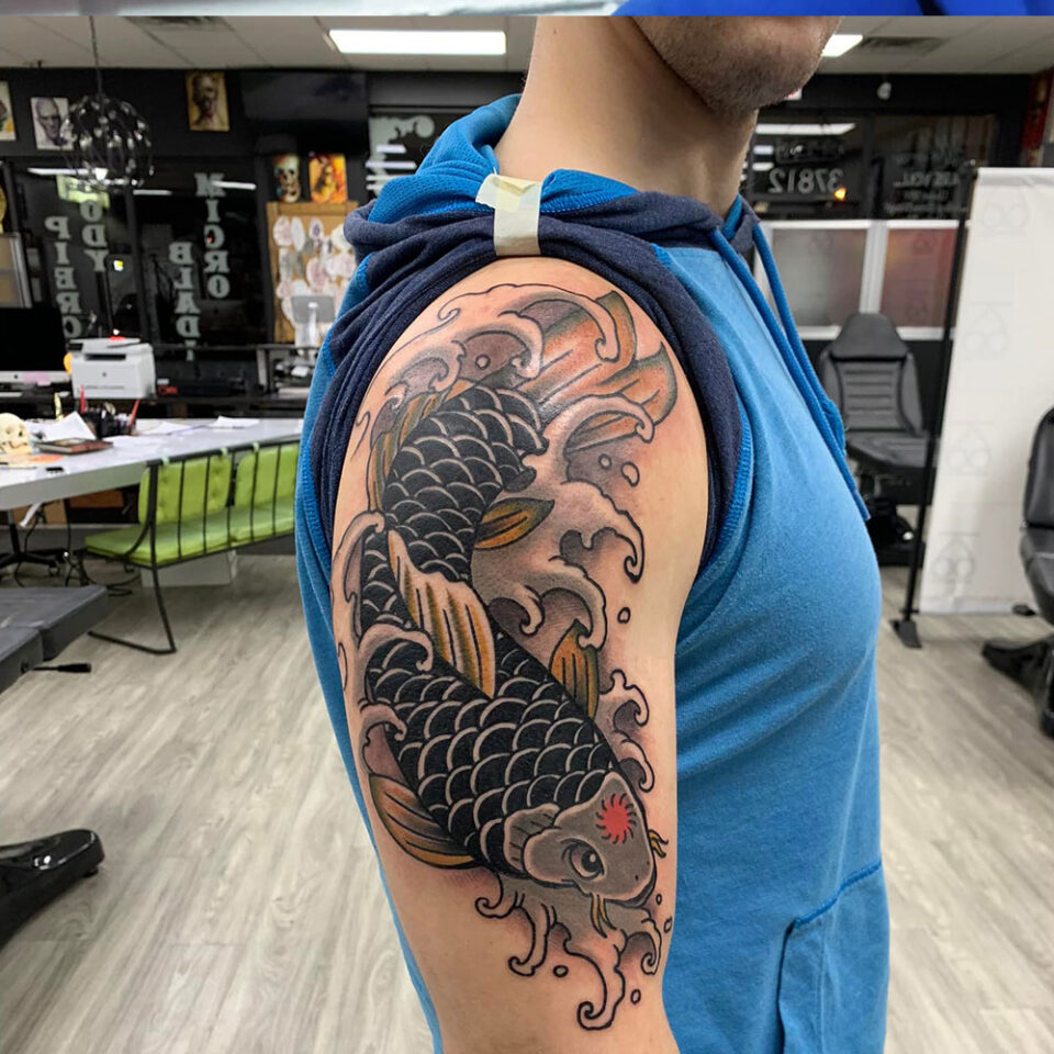 Fish Sleeve Tattoo