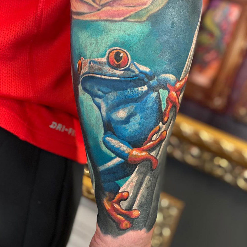 Frog Meaningful Tattoo
