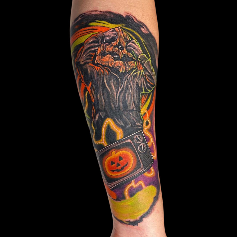 Halloween Sleeve Tattoo