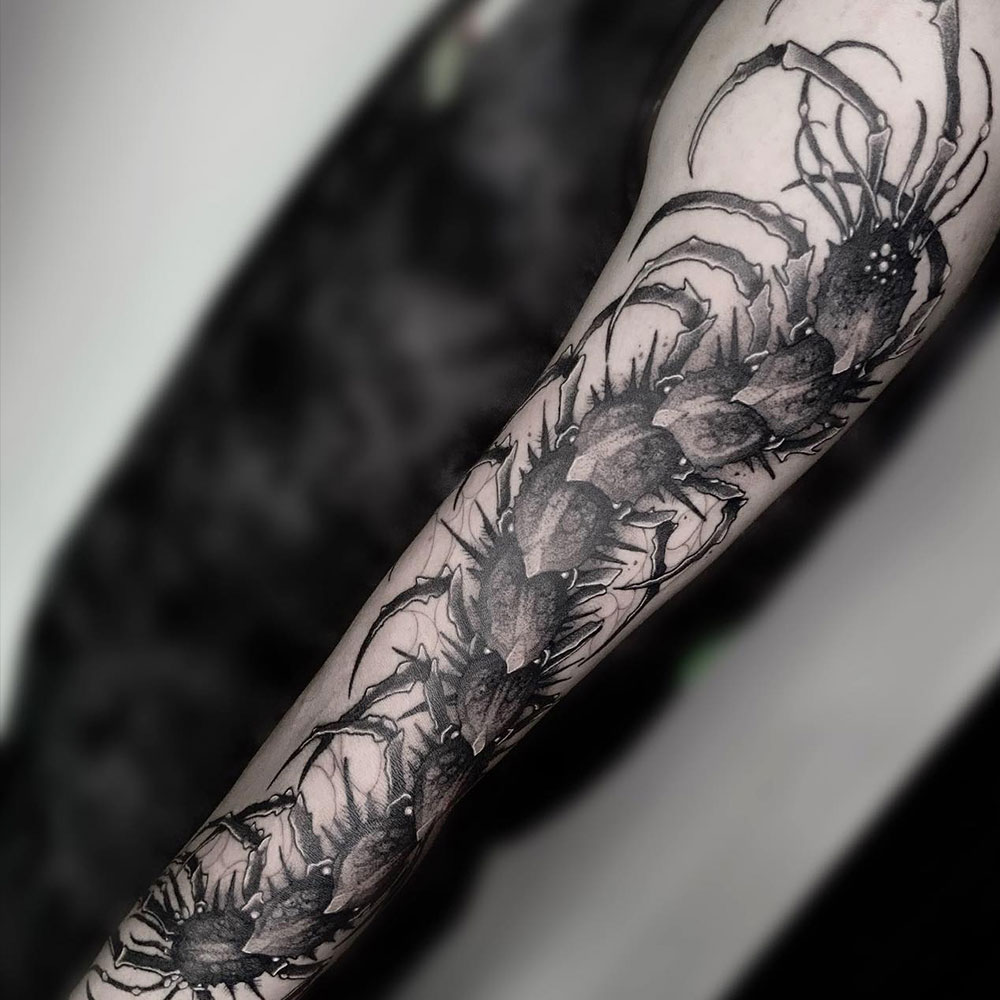 Insect Sleeve Tattoo