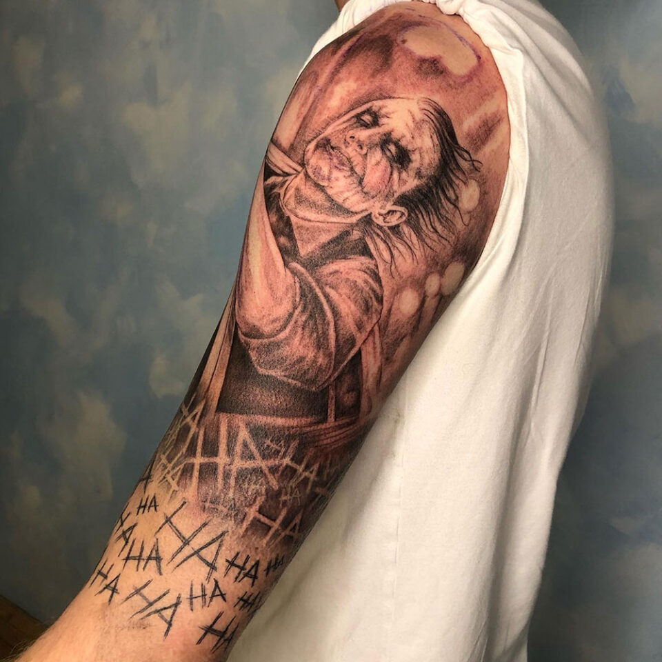 Joker Sleeve Tattoo