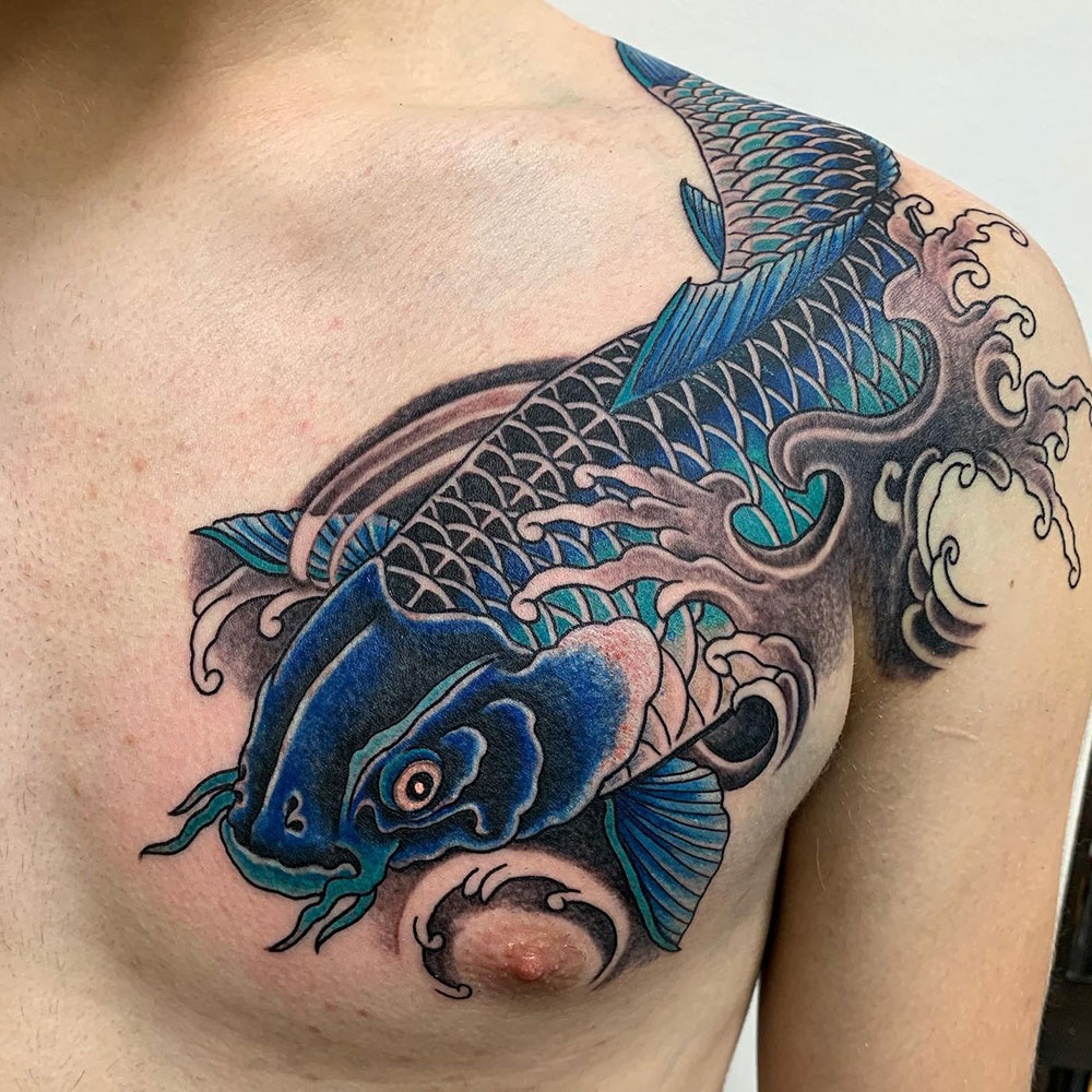 Koi Fish Meaningful Tattoo
