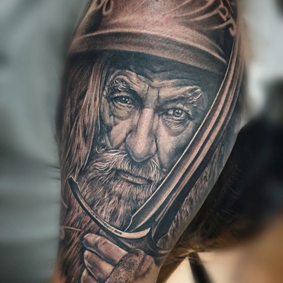 Lord of the Rings Sleeve Tattoo