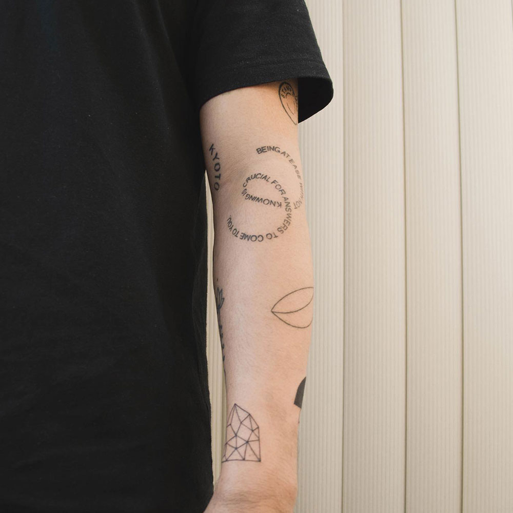 Minimalist Sleeve Tattoo