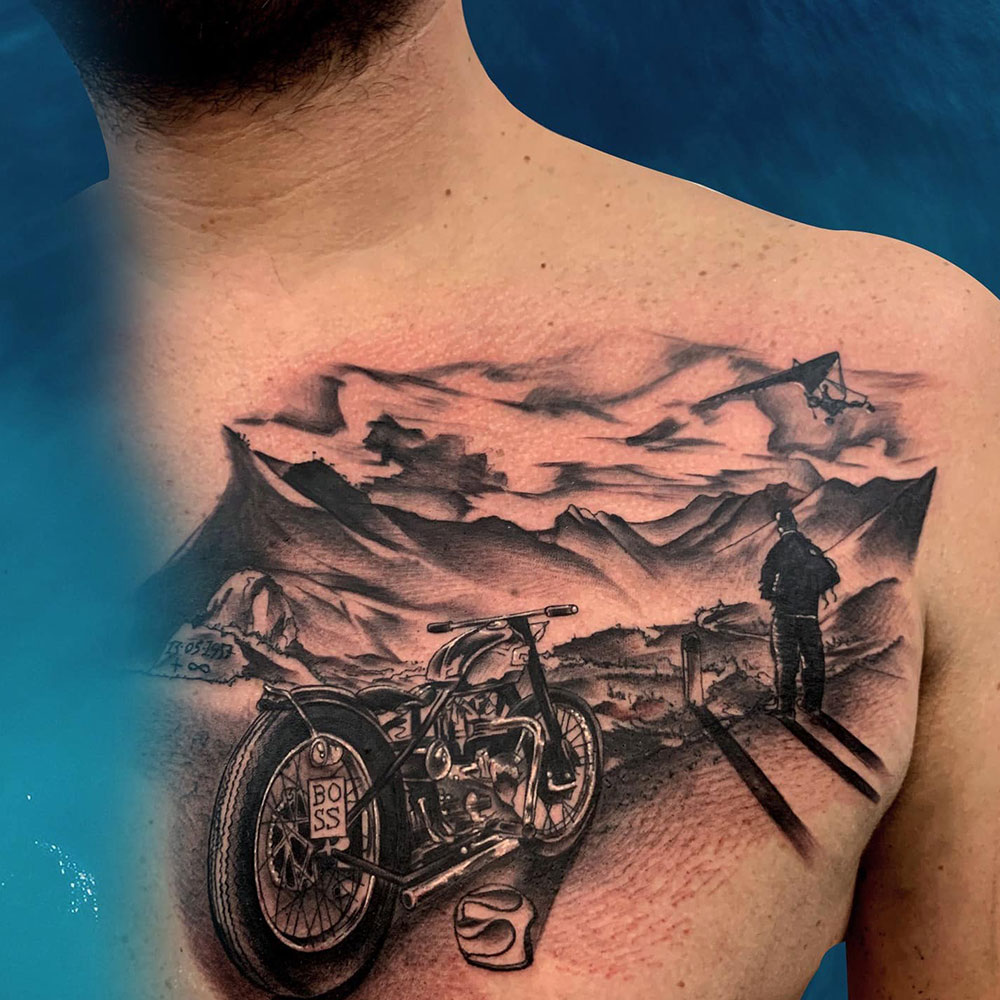 Motorcycle Meaningful Tattoo