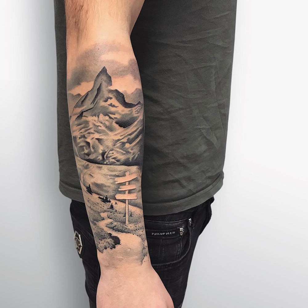 Mountain Meaningful Tattoo