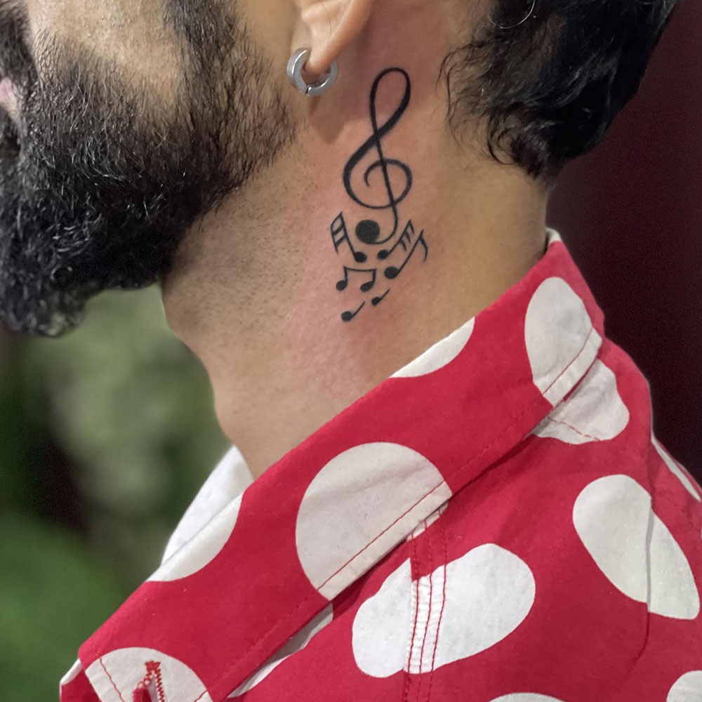 Music Note Meaningful Tattoo