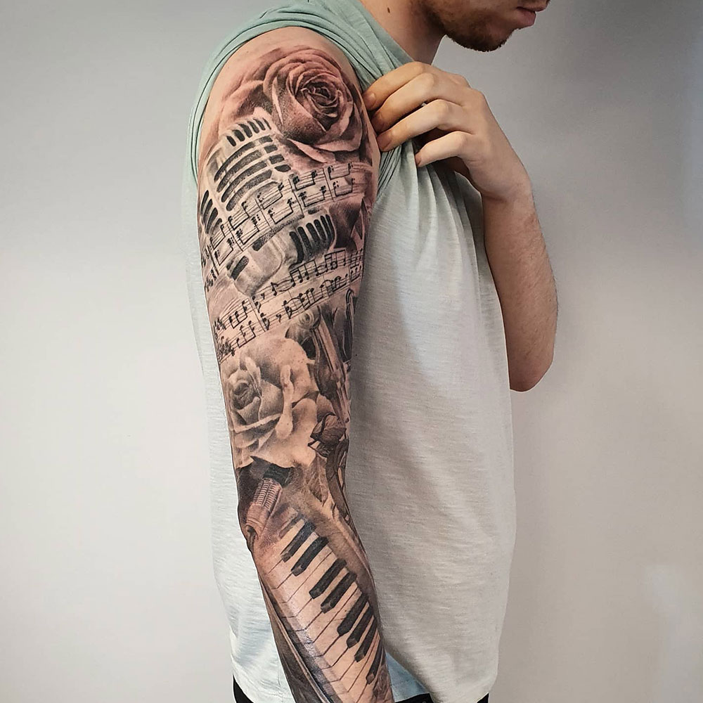 45 Interesting Half  Full Sleeve Tattoo Designs for Men  Women