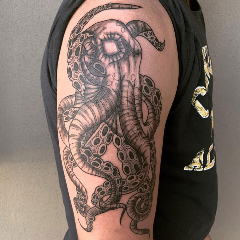 Octopus Sleeve Tattoo