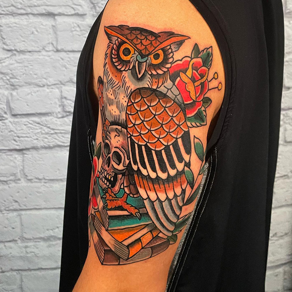 Owl Meaningful Tattoo